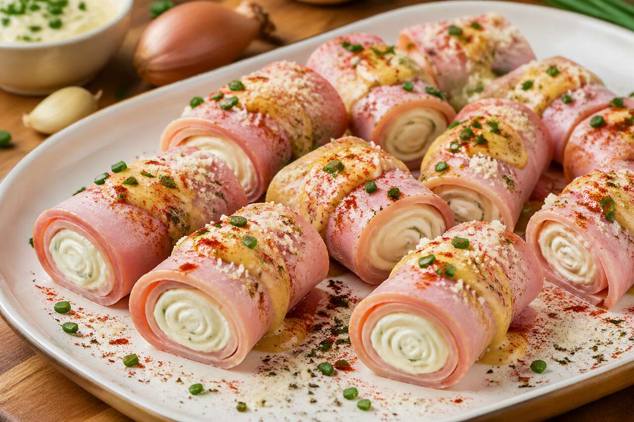Roulés de jambon au fromage frais : recette savoureuse