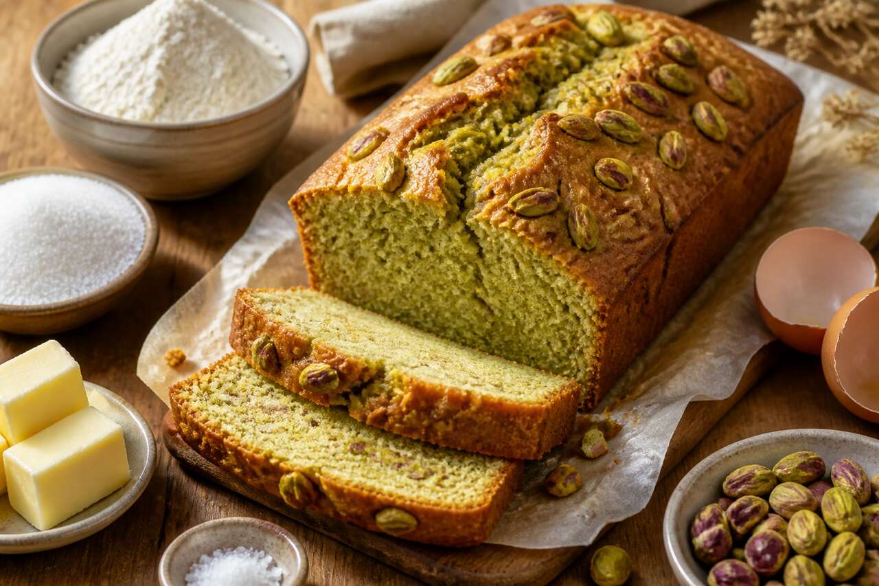 Quatre-quarts aux pistaches : recette gourmande et facile