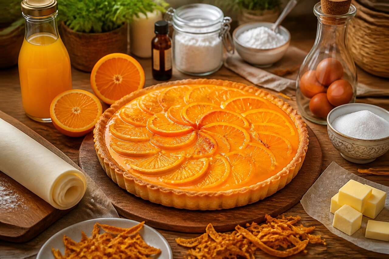 Recette de tarte à l'orange : comment la préparer facilement ?