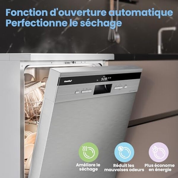 Découvrez notre test détaillé du lave-vaisselle COMFEE' FD1435E-X : performances, efficacité énergétique et silence de fonctionnement pour trouver le modèle idéal. 