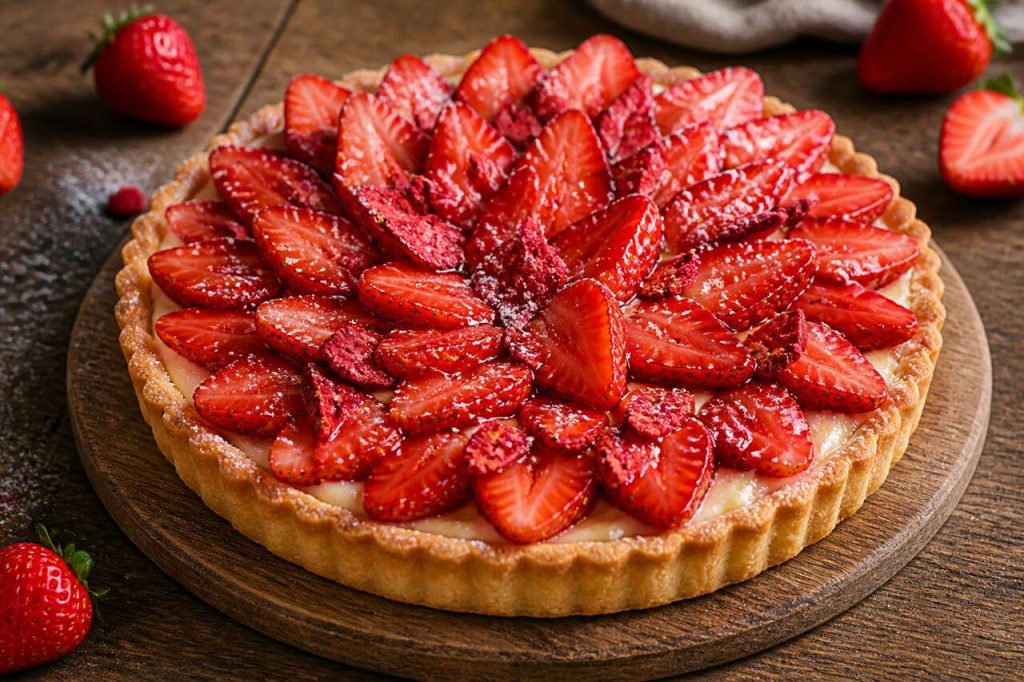 Recette facile et rapide de tarte aux fraises