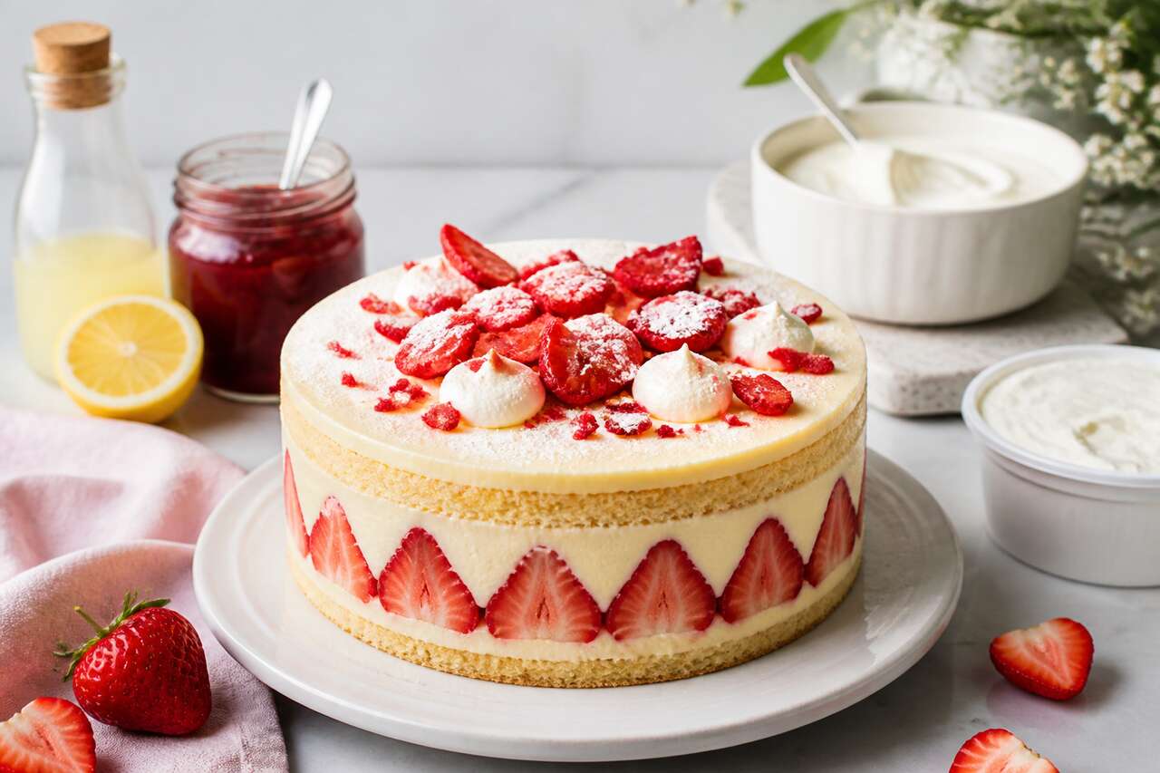 Recette du fraisier léger et facile