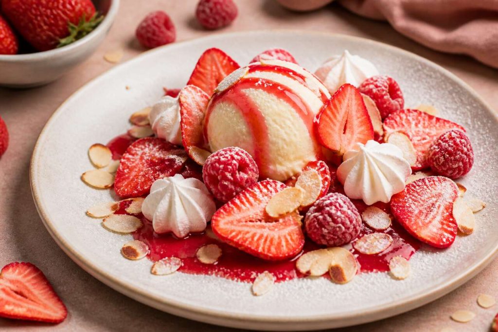 Recette des fraises Melba