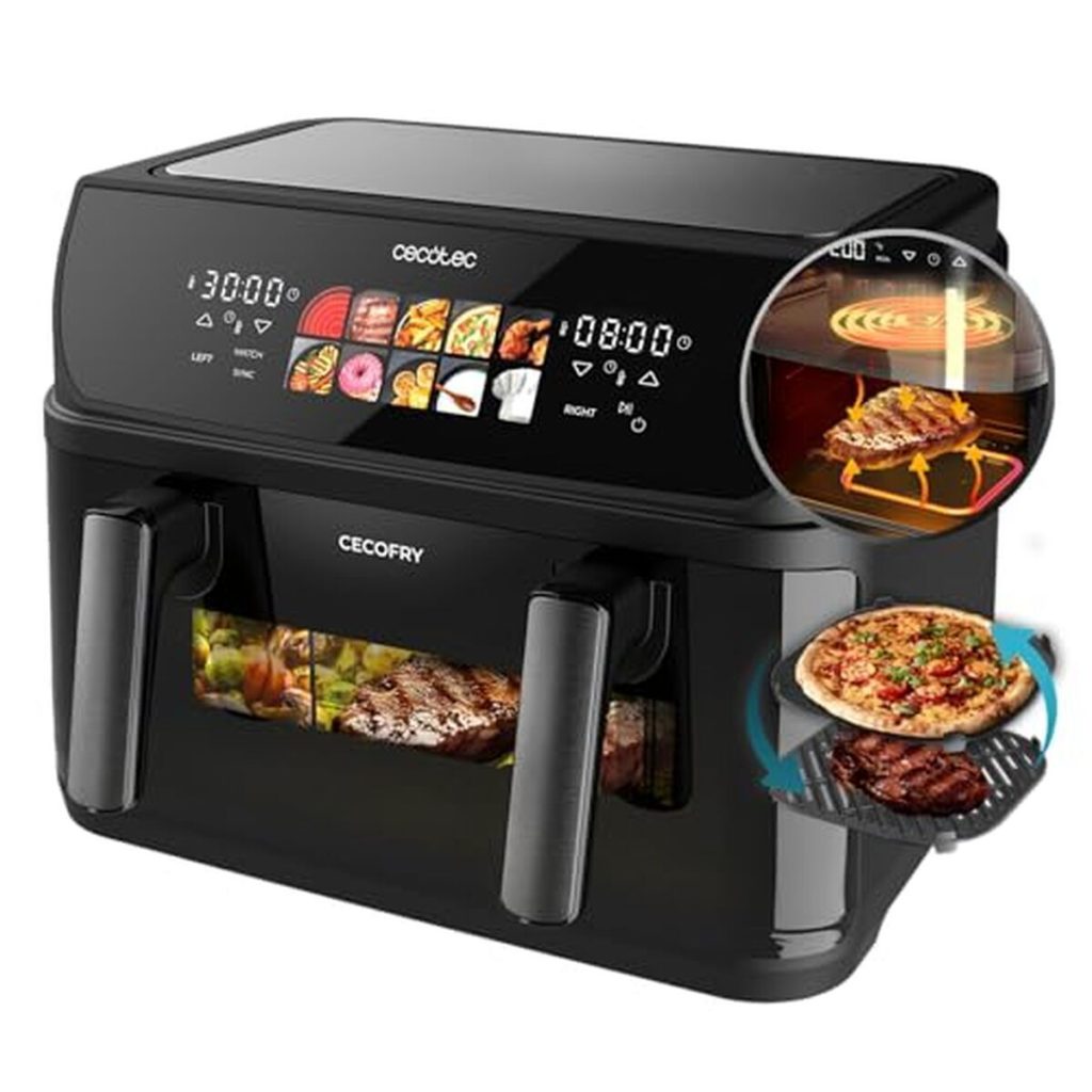 Test de la friteuse à air Cecotec Cecofry&Grill Duoheat 10000