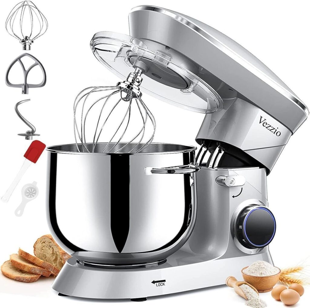 Test : robot pâtissier Vezzio 1500W 8.5L (silver)