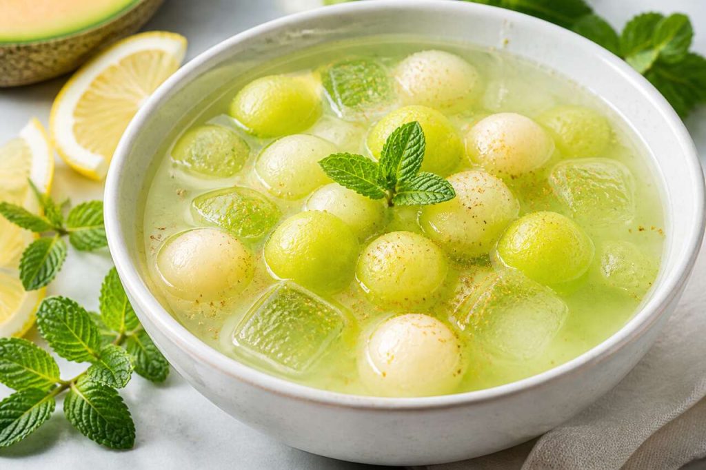 Soupe de melon glacée : recette facile et rafraîchissante