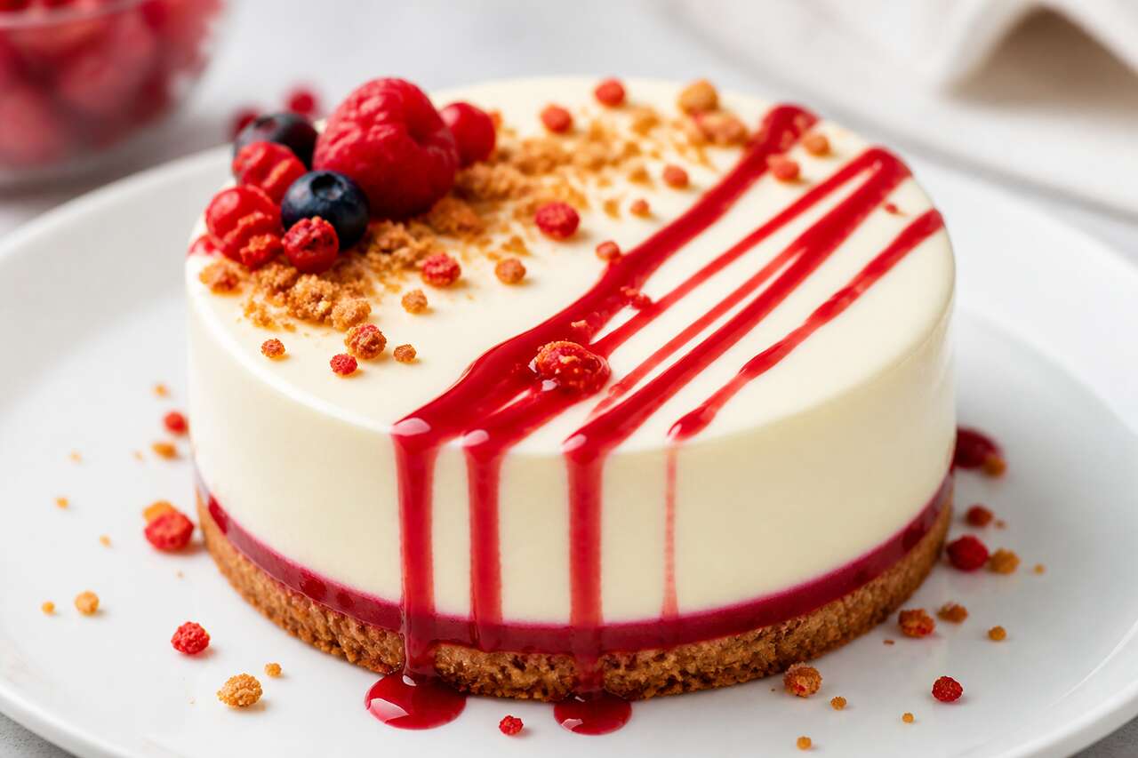 Recette d'entremets vanille et fruits rouges
