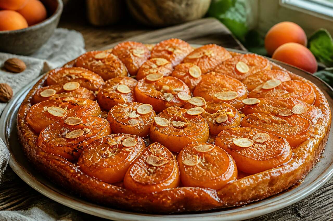 Tarte Tatin aux abricots : recette savoureuse et facile