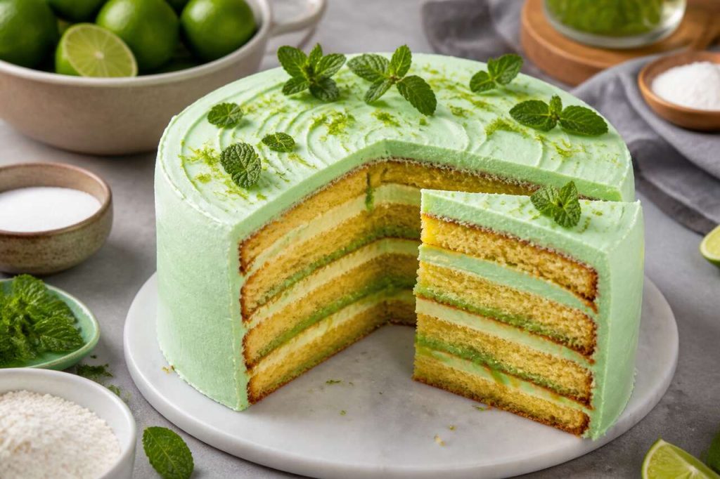 Recette du layer cake façon mojito