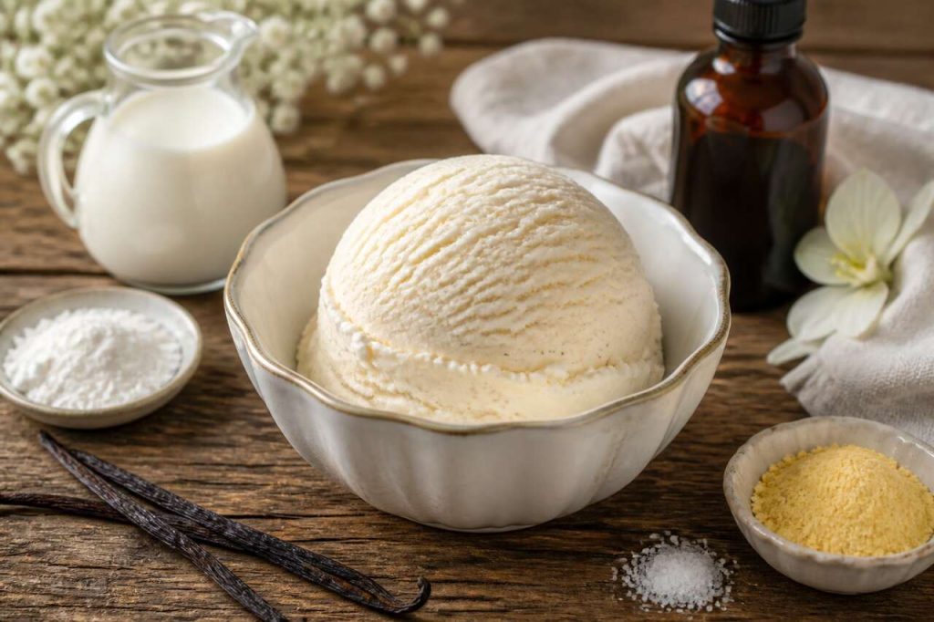 Recette de glace à la vanille maison