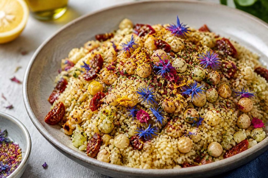 Taboulé aux fleurs de Sylvie : une recette originale