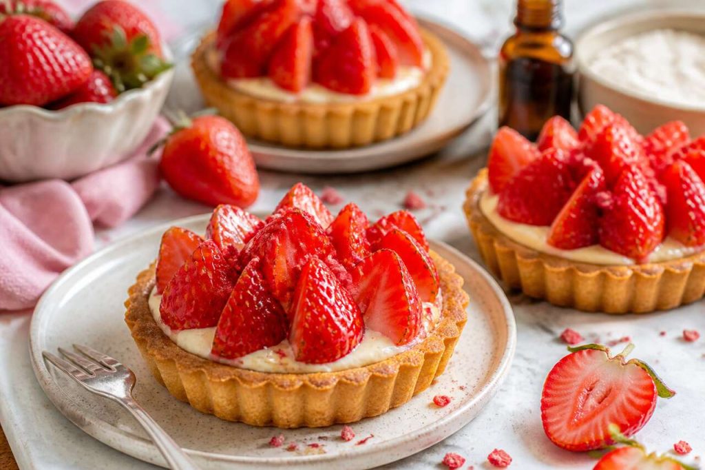 Recette de la tartelette aux fraises de mamie