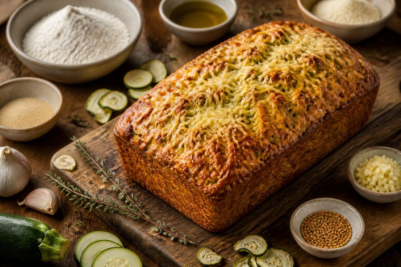 Terrine de courgettes briochée au thym : recette savoureuse