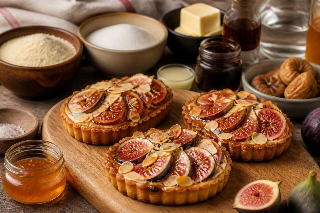 Recette de tartelettes aux figues fraîches