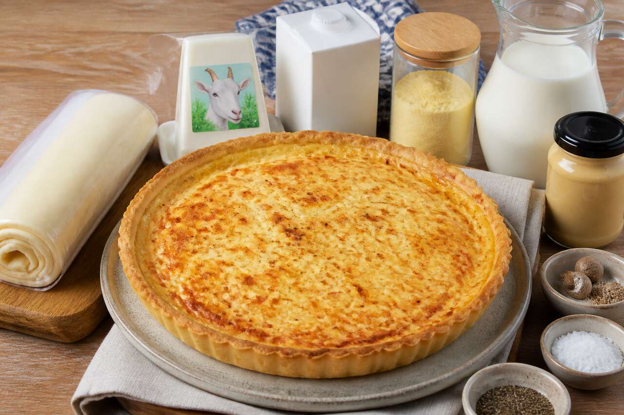 Recette facile : tarte au fromage Chavroux