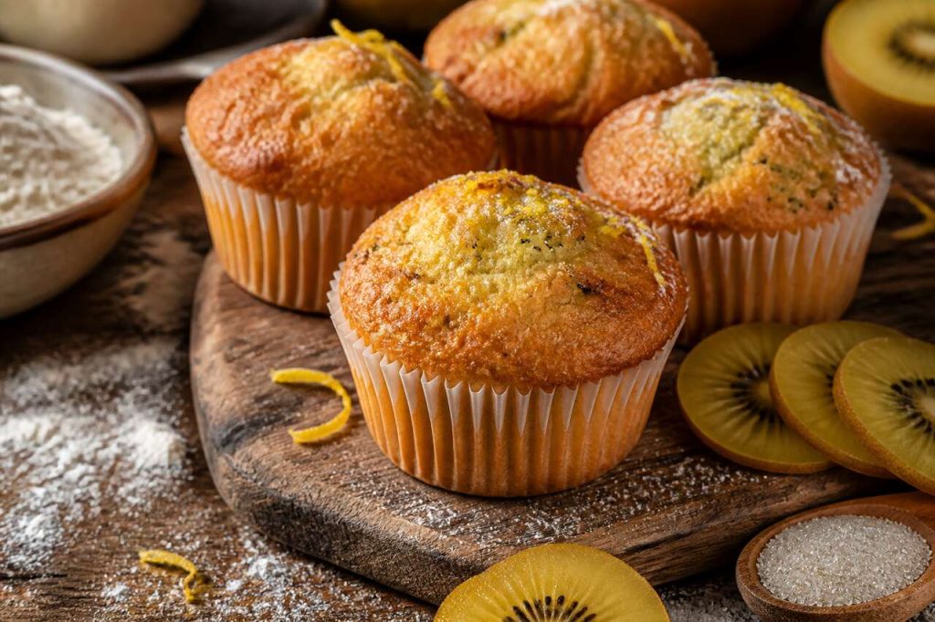 Recette facile : muffins au kiwi d'Angélique