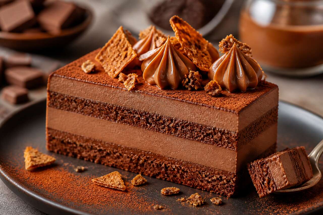 Recette du royal au chocolat (trianon) facile et gourmand