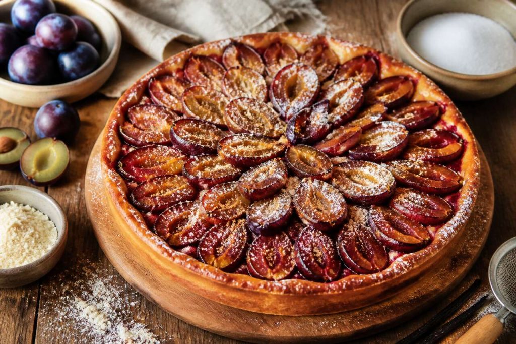 Recette de la tarte alsacienne aux quetsches