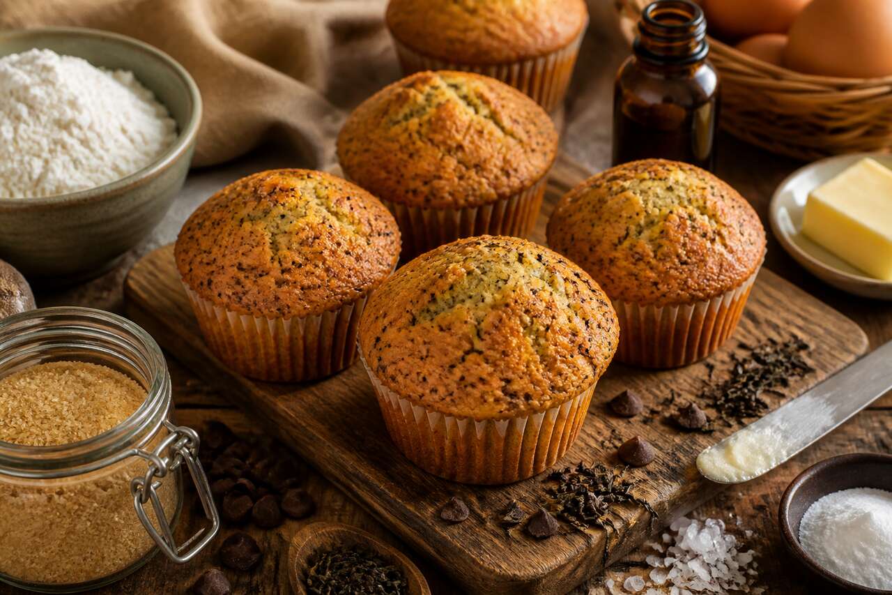 Muffins au thé d'Aurélie : recette gourmande