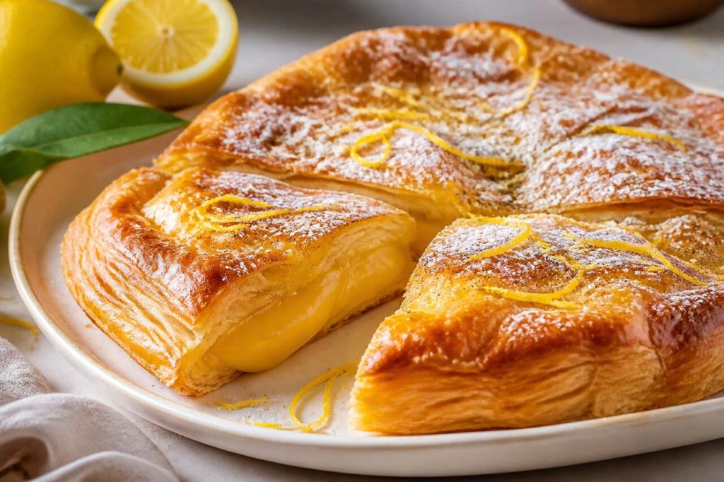 Recette de poumpet feuilleté au citron : délice citronné du Lot