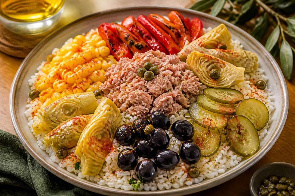 Salade de riz bonne humeur : recette facile et délicieuse