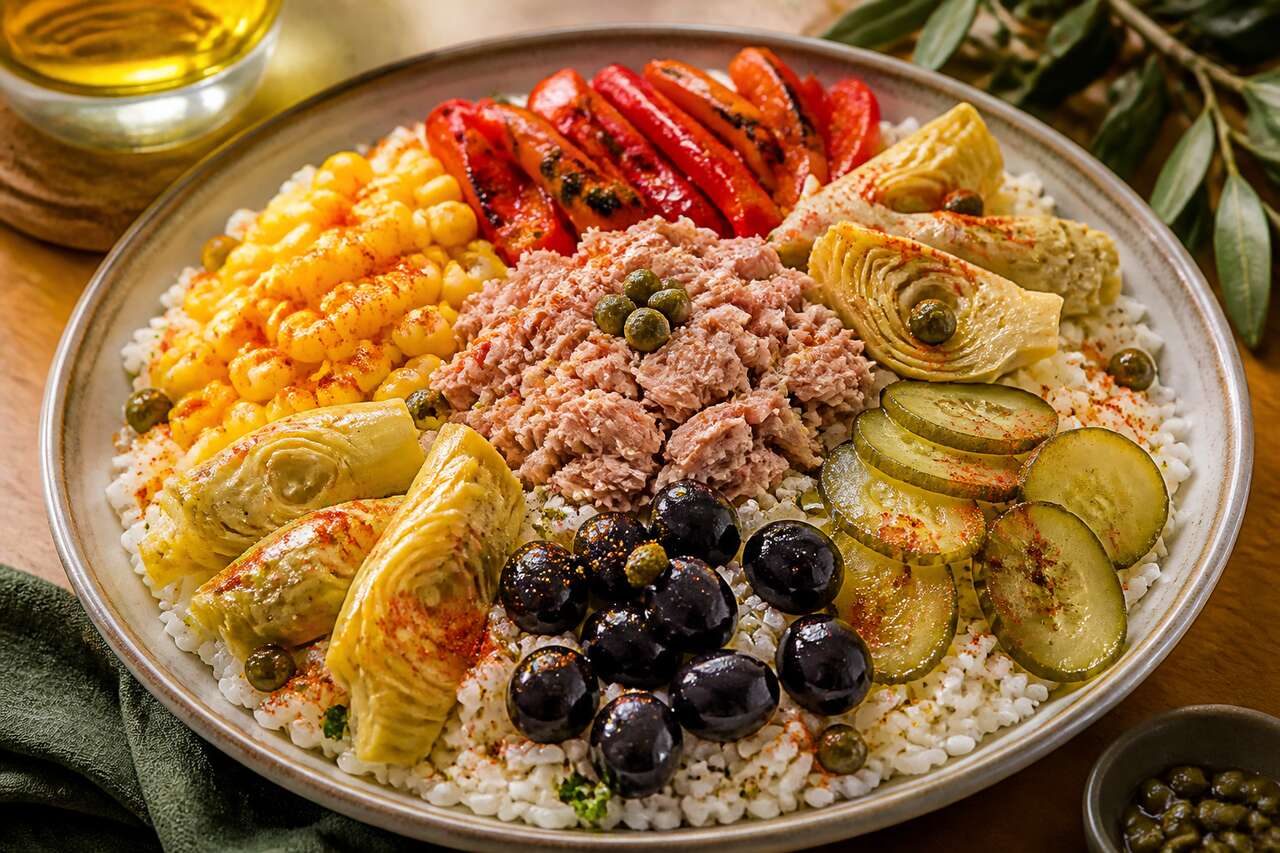 Salade de riz bonne humeur : recette facile et délicieuse