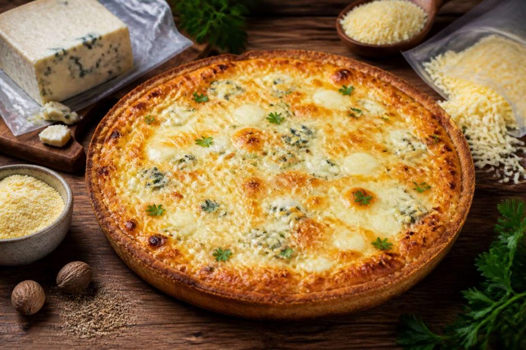 Tarte italienne : recette aux 4 fromages