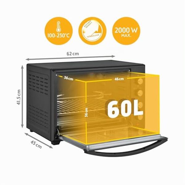 Découvrez notre test complet du mini-four TZS First Austria 60L 2000W : performances, capacité, consommation énergétique et avis détaillé pour bien choisir. 