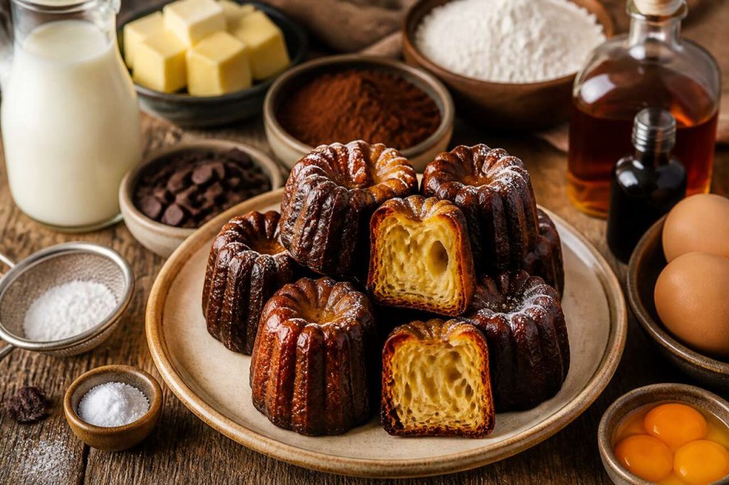Cannelés au chocolat croquant : recette gourmande par Priscilla