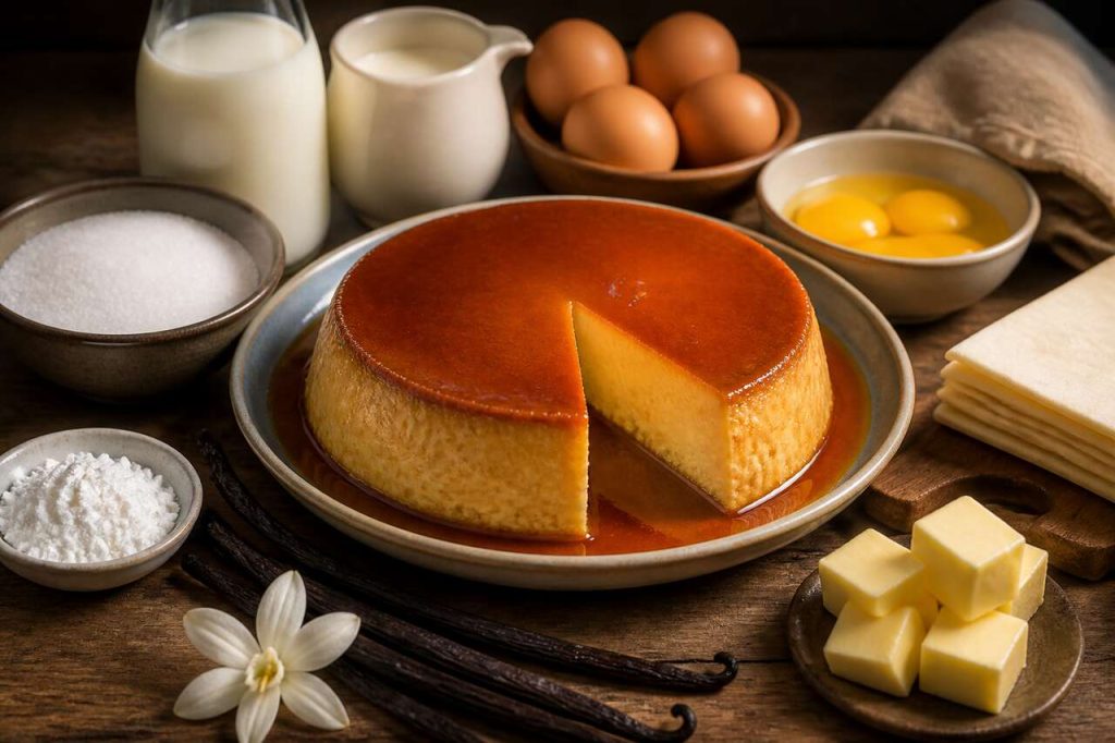 La meilleure recette de flan pâtissier à la vanille