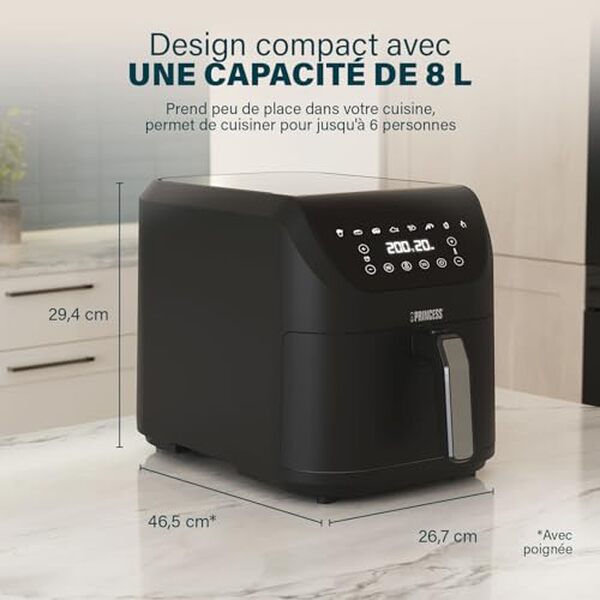 Découvrez notre test complet de la friteuse sans huile Princess SlimFry 8 L 2 000 W : performances, consommation, résultats et avis détaillé pour bien choisir. 