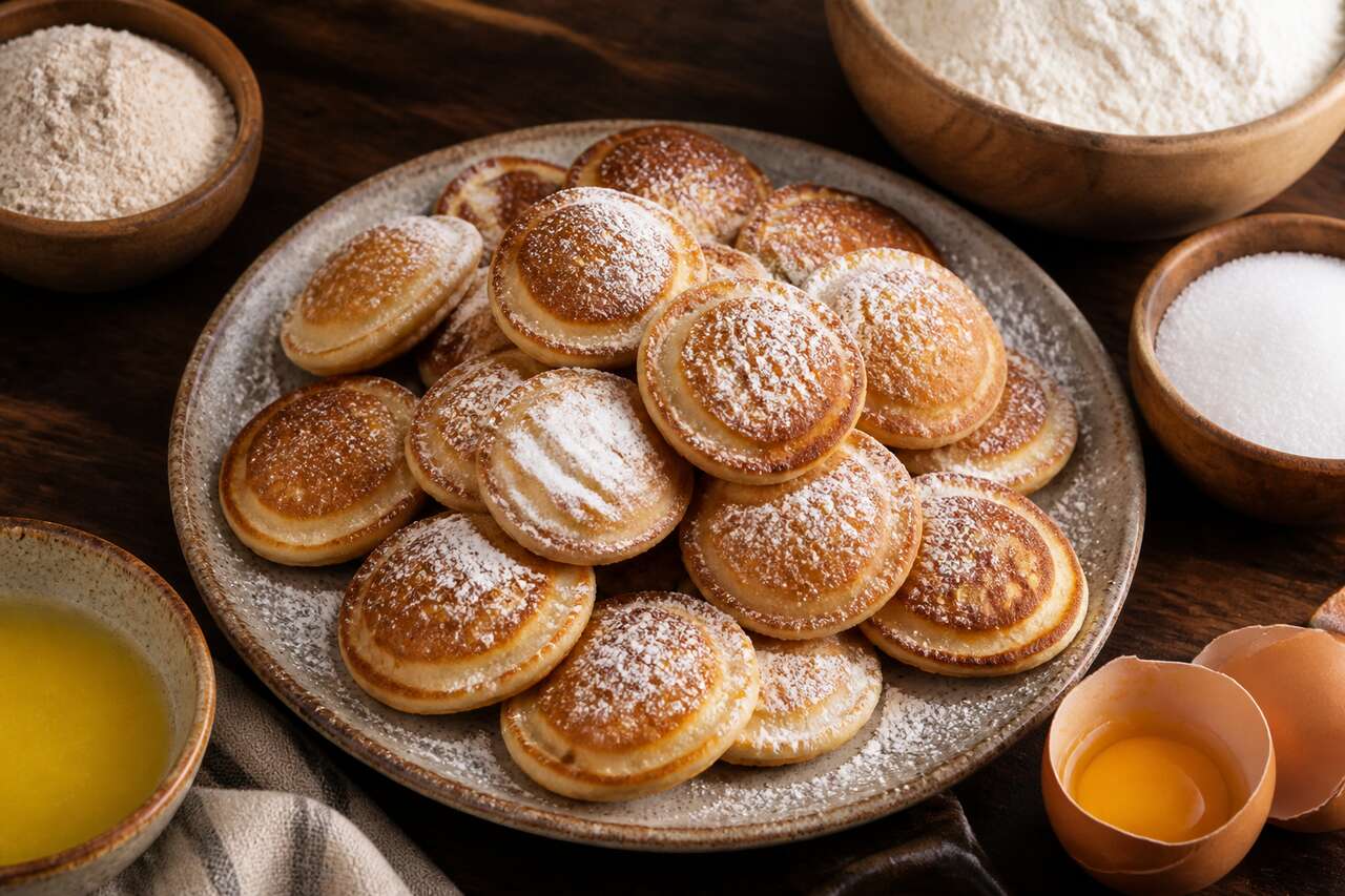 Poffertjes : mini pancakes hollandais moelleux et faciles