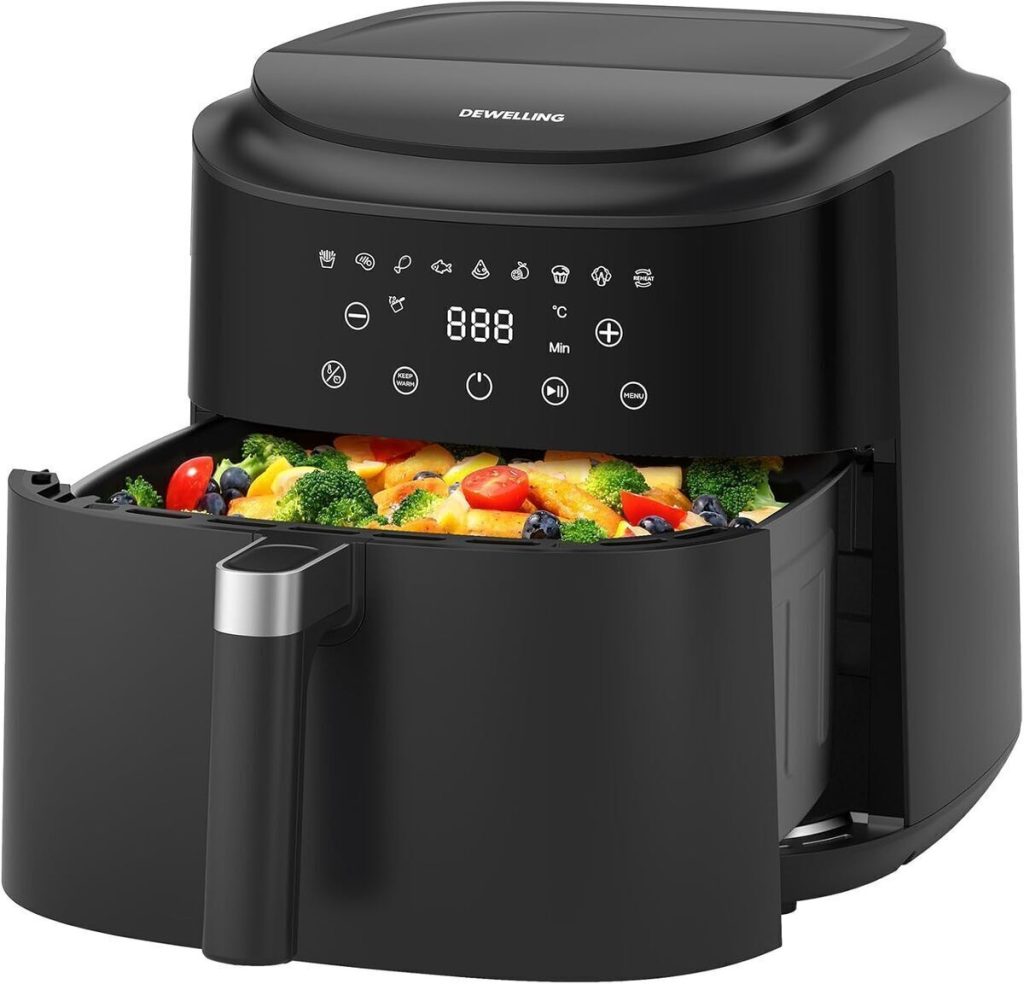Test de la Dewelling Air Fryer XXL 9L : cuisson rapide et pratique