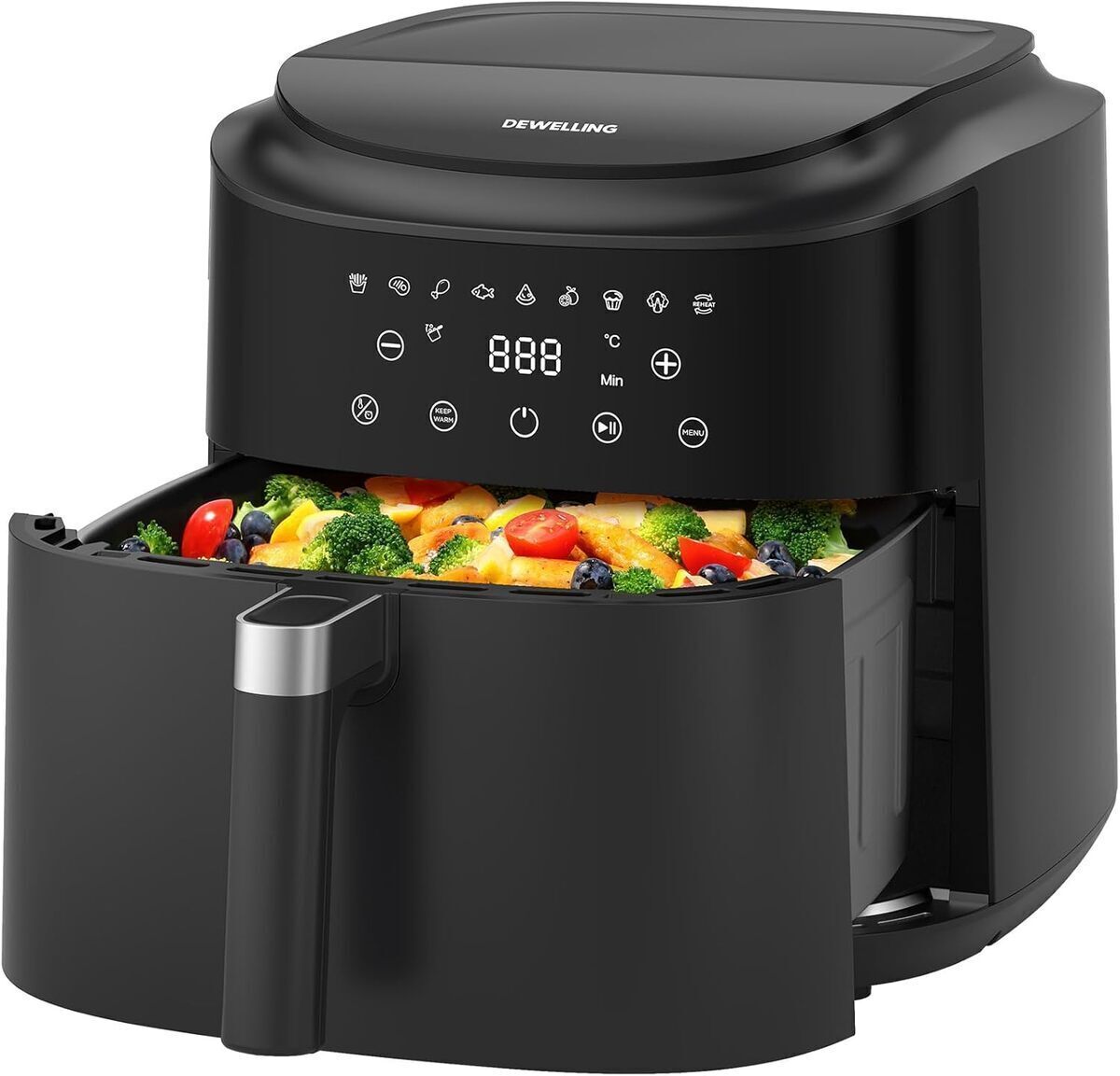 Test de la Dewelling Air Fryer XXL 9L : cuisson rapide et pratique