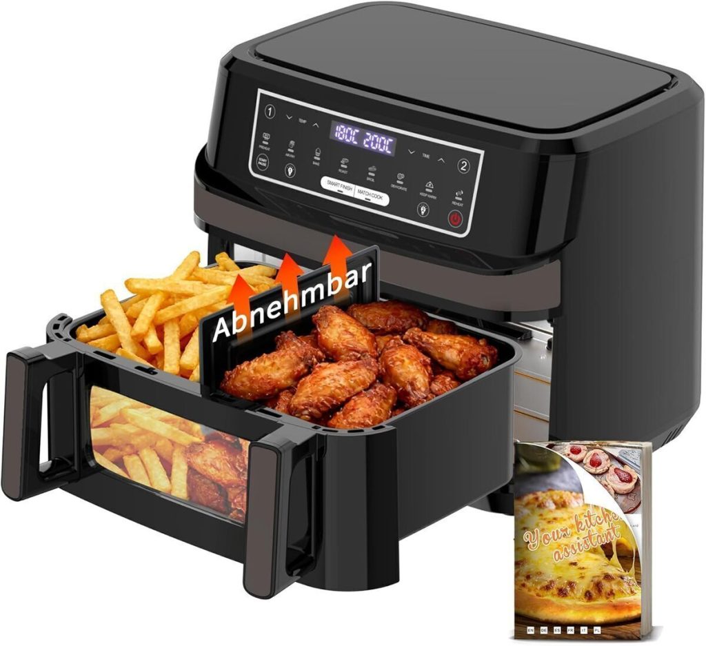 Test : friteuse air fryer XXL 12L à double zones
