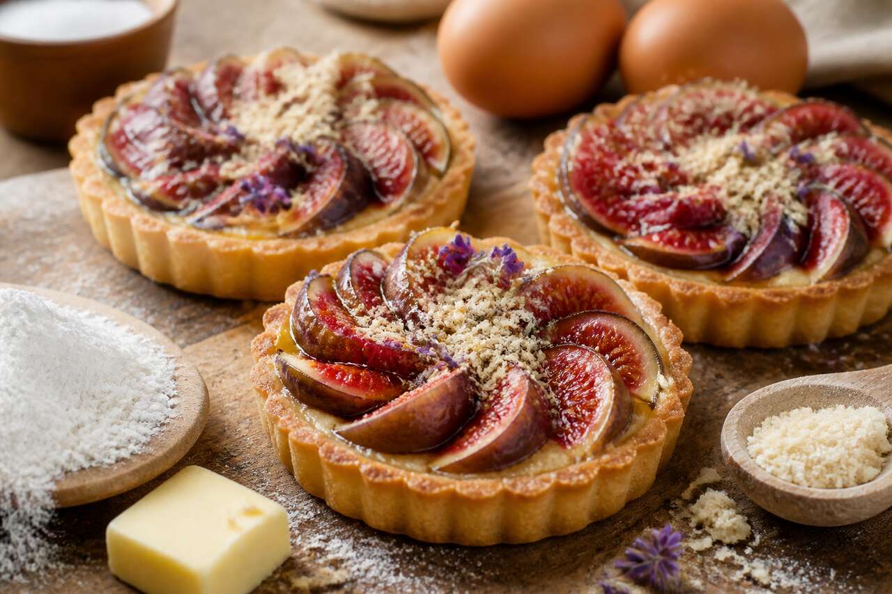 Tartelettes sablées aux figues : recette gourmande