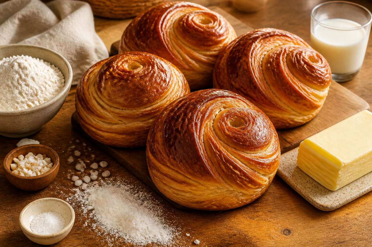 Recette de brioches feuilletées maison
