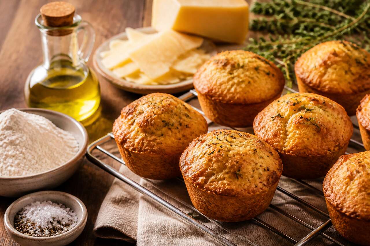Muffins au thym de Gwendolyne : recette gourmande