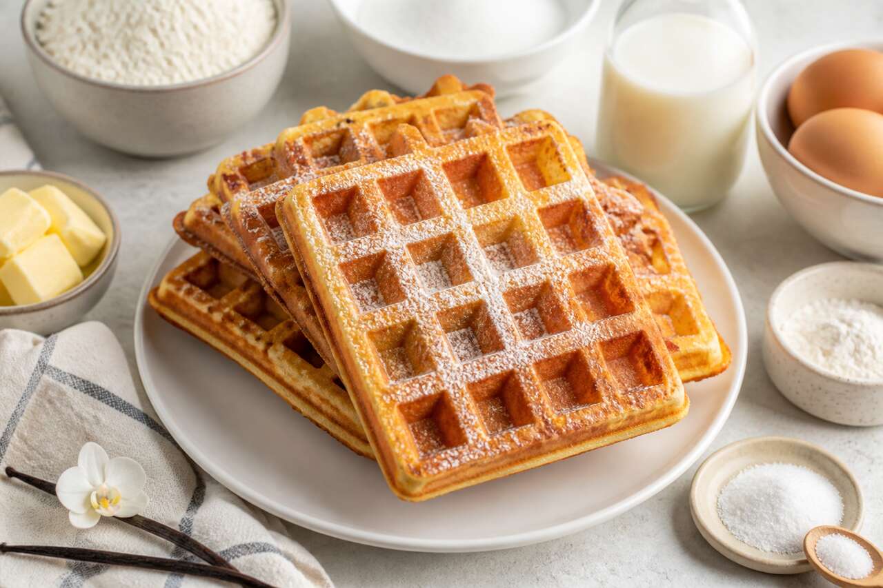Recette de gaufres croustillantes faciles et irrésistibles