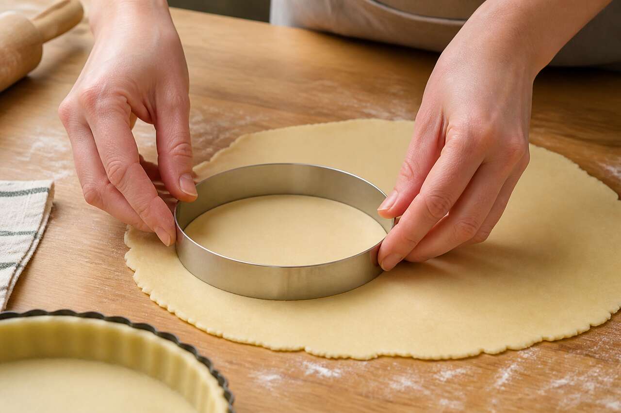 Comment utiliser un cercle &agrave; tarte pour une cuisson r&eacute;guli&egrave;re et des bords nets