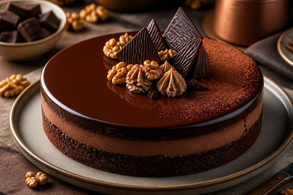 Recette d'entremets façon brownie