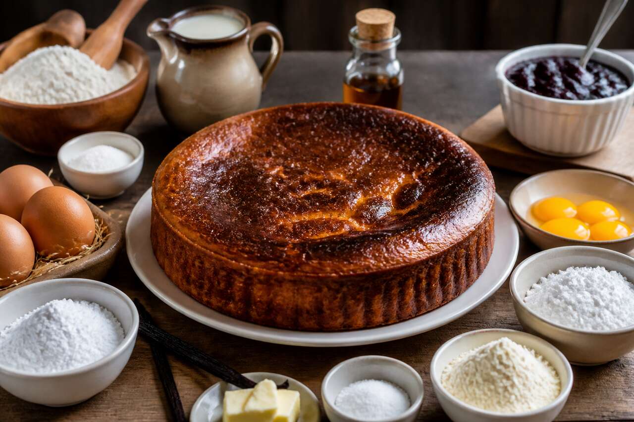 Recette du gâteau basque traditionnel