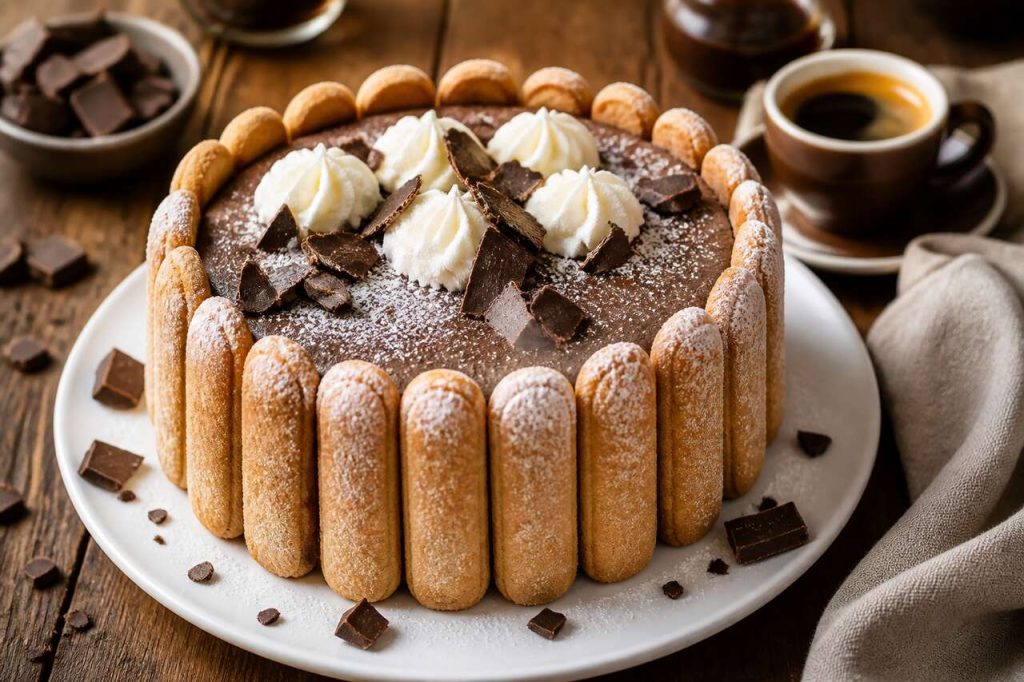 Charlotte au chocolat facile par Bobonne