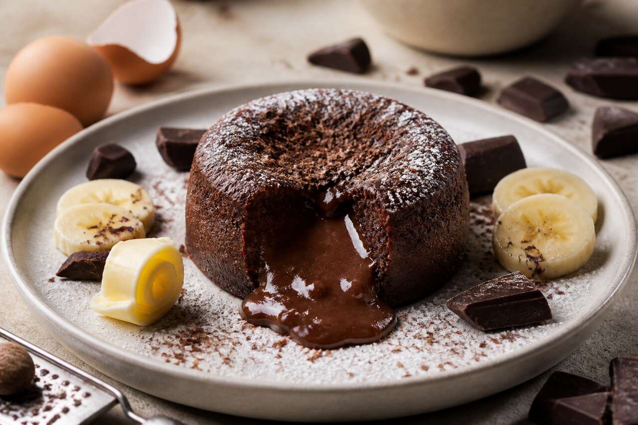Fondant chocolat banane de Ghaoui: recette gourmande