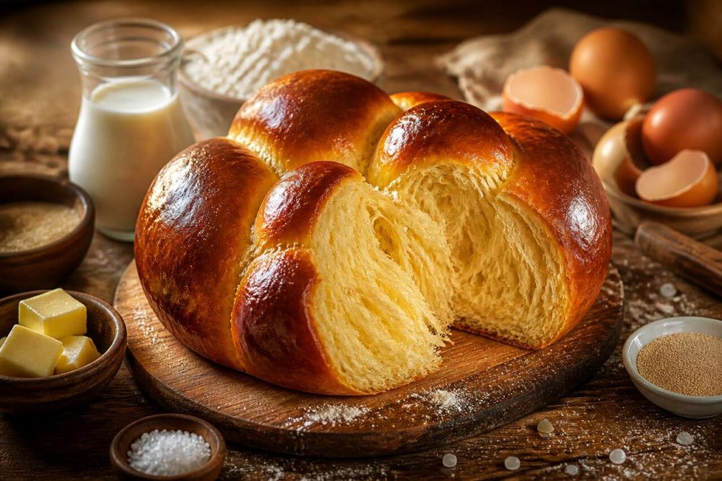 Recette de la brioche boulanger maison moelleuse et filante