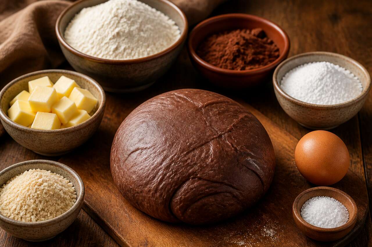 Recette de pâte sucrée au cacao