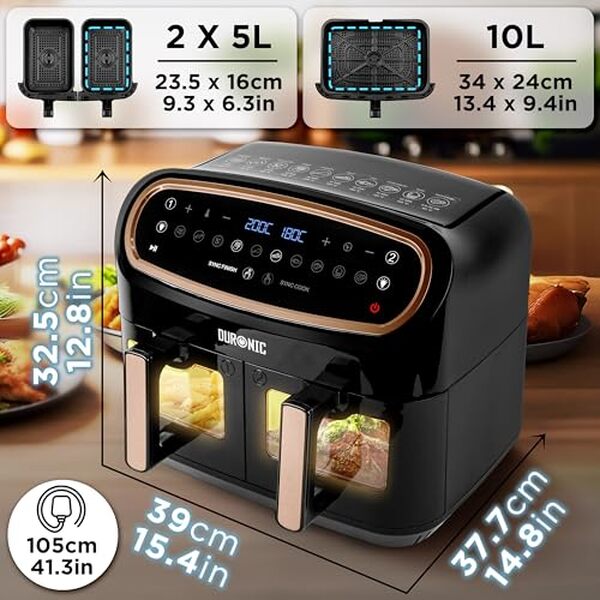 Découvrez notre test détaillé de la friteuse à air Duronic AF34 BG : capacité généreuse, polyvalence culinaire et performances exceptionnelles pour votre cuisine. 
