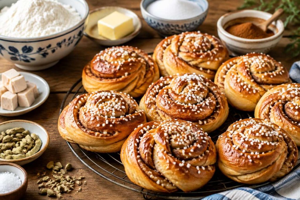 Recette des kanelbullar : la brioche suédoise à la cannelle