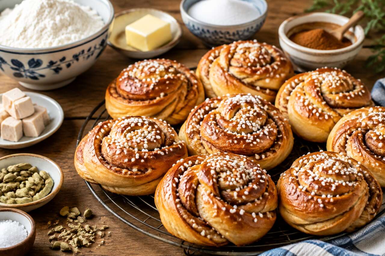Recette des kanelbullar : la brioche suédoise à la cannelle