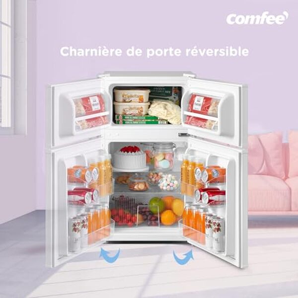Découvrez notre test complet du réfrigérateur compact Comfee' RCT87WH2(E) : performances, consommation énergétique et praticité pour votre cuisine.